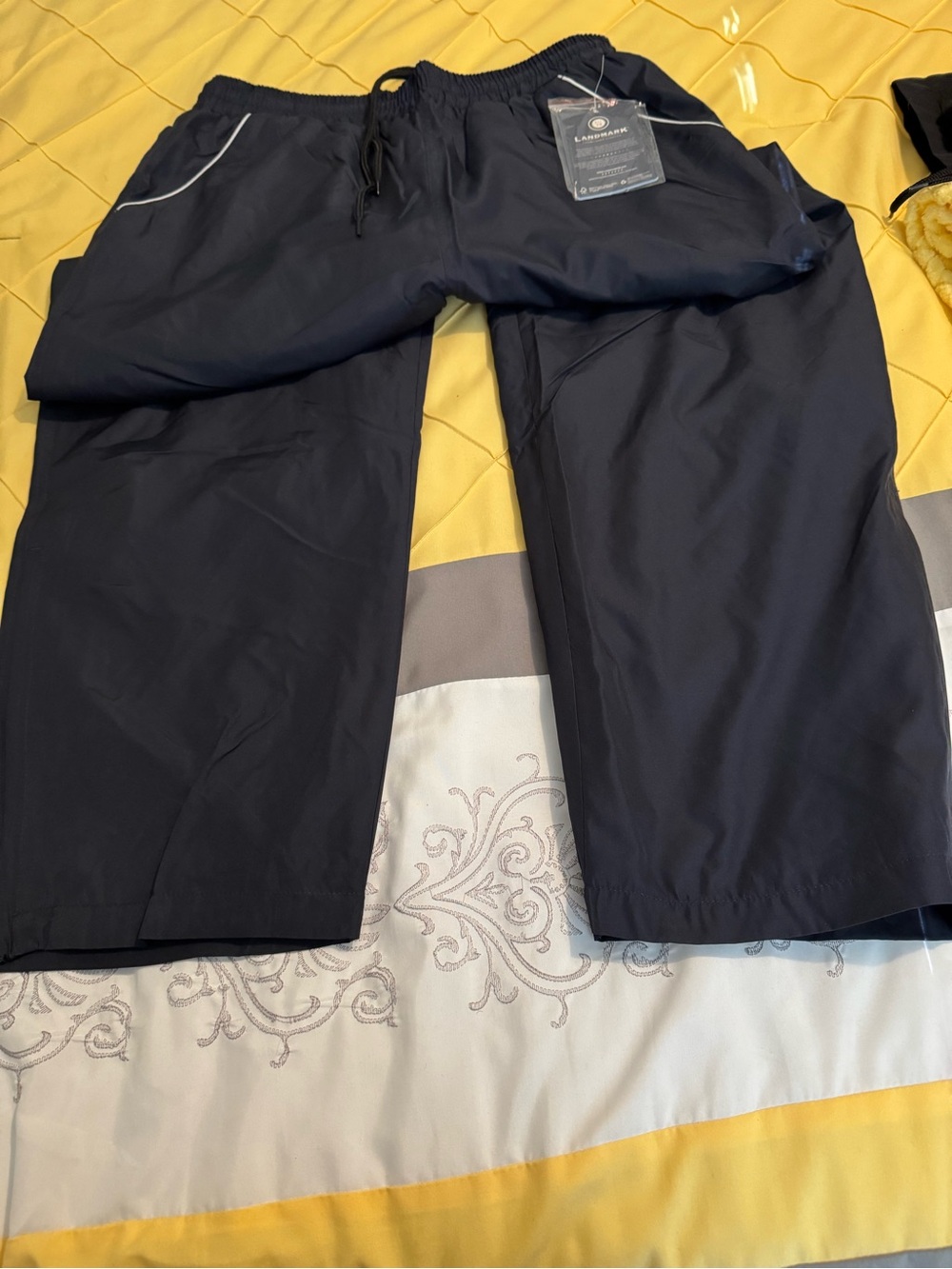 Black Landmark brand men’s athletic pants